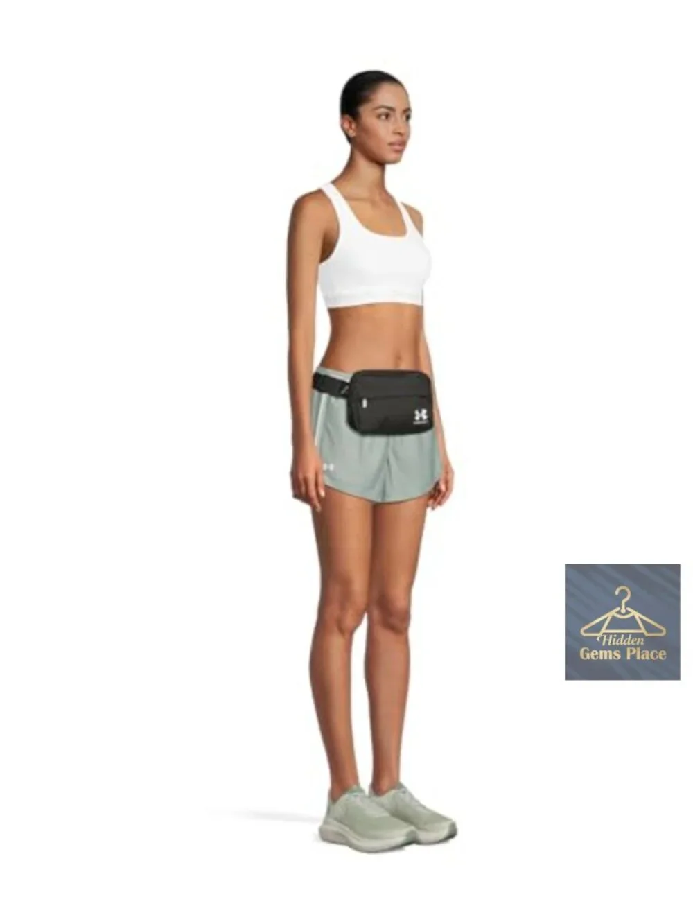 Water-Resistant Waist Bag Crossbody with RFID Protection